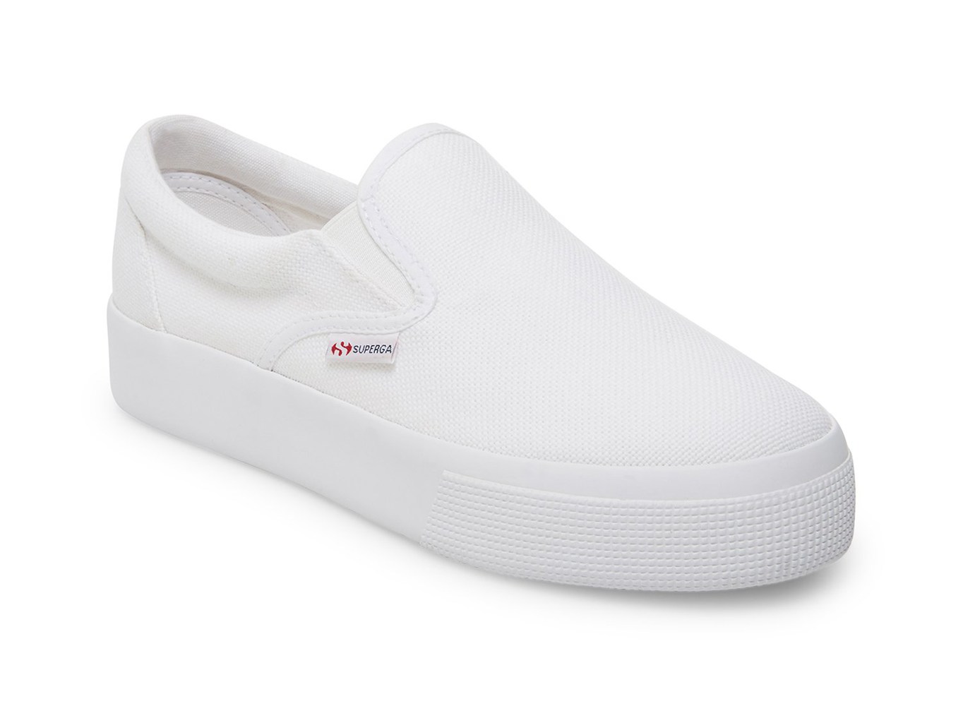 Slip On Superga Mujer Blancas - 2306 Cotw - 607138GTY
